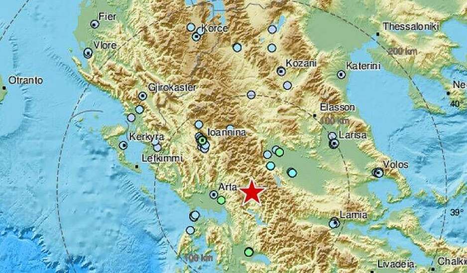 Ισχυρός σεισμός 4,7 ρίχτερ κοντά στην Καρδίτσα. Δηλώσεις Λέκκα
