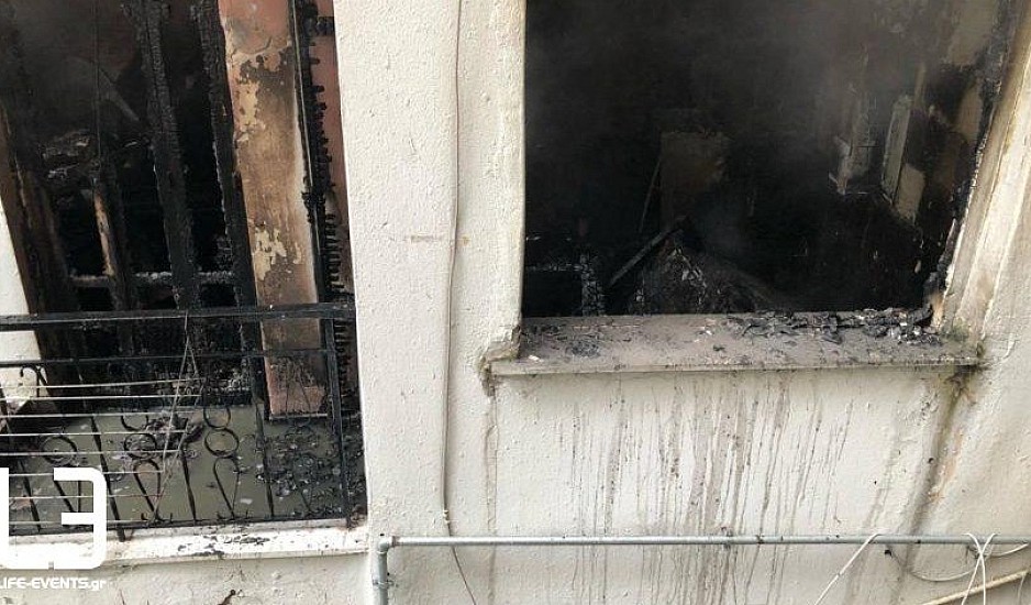 Φωτιά σε διαμέρισμα στη Θεσσαλονίκη - Κάηκε ολοσχερώς