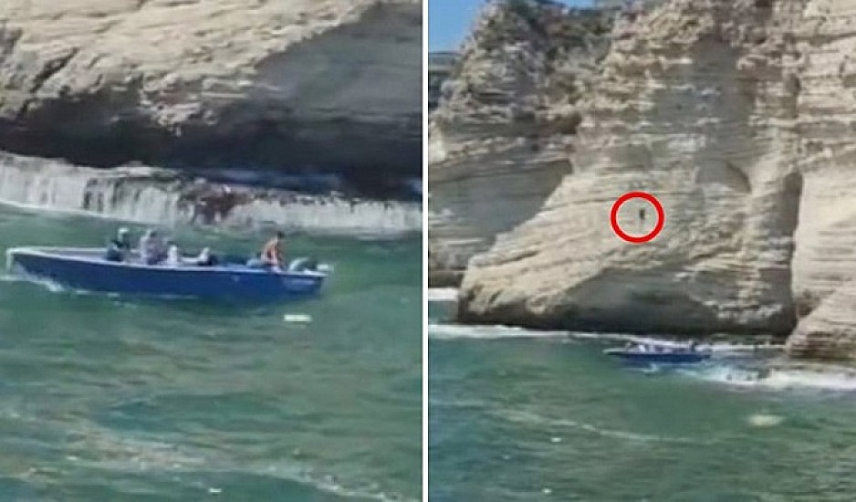 Βουτιά θανάτου από ύψος 36 μέτρων στη Βηρυτό - Ανδρας έπεσε σε τουριστικό σκάφος
