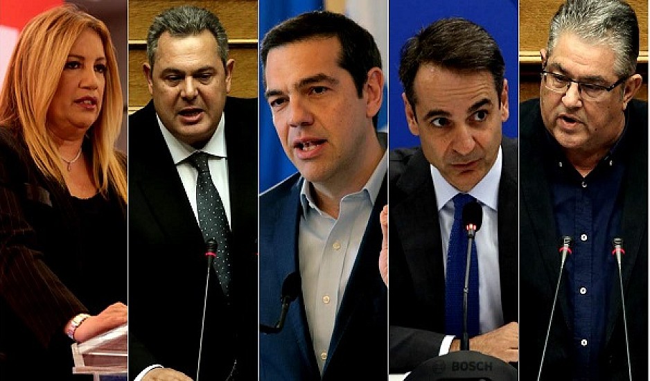 Δημοσκόπηση Palmos: Μειώθηκε η διαφορά ΝΔ – ΣΥΡΙΖΑ. Τα κόμματα που μένουν εκτός