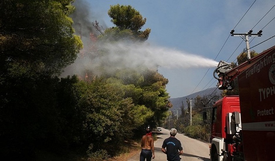 Φωτιά στα Βίλια: Οριοθετήθηκε το μέτωπο - 41 πυρκαγιές το τελευταίο 24ωρο