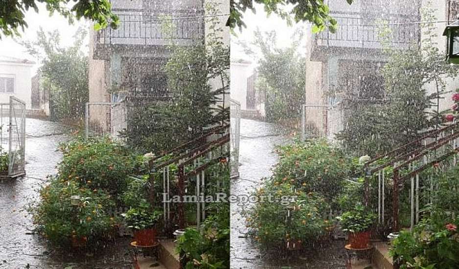 Κακοκαιρία Daniel: Το 112 ήχησε στη Λαμία – Απαγόρευση κυκλοφορίας οχημάτων στη Λαμία