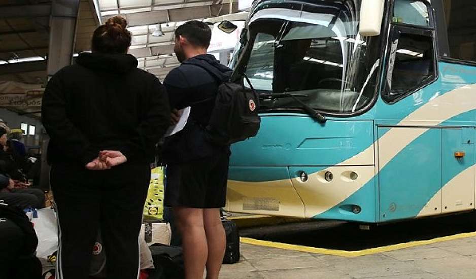 Τροχαίο με λεωφορείο που μετάφερε μαθητές στη Χαλκιδική