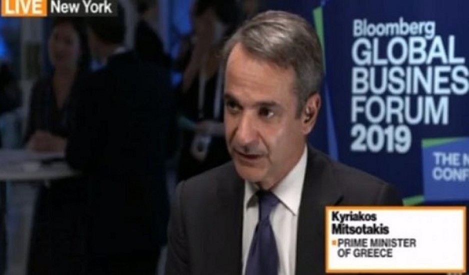 Μητσοτάκης στο Bloomberg: Είπα στον Ερντογάν να κάνει περισσότερα για το προσφυγικό