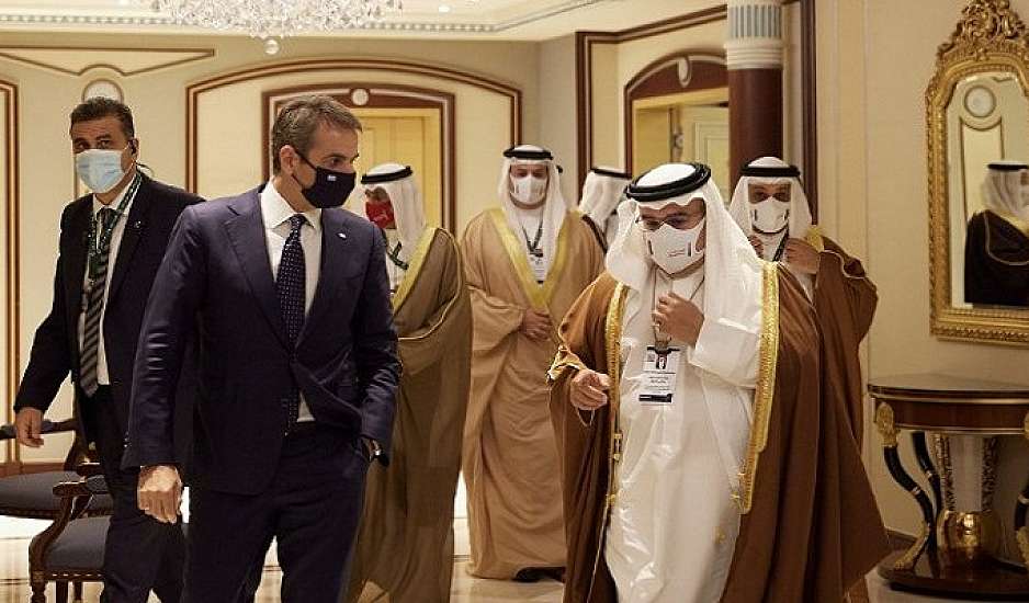 Επενδύσεις και τουρισμός στο επίκεντρο της συνάντησης  Μητσοτάκη με τον πρίγκιπα διάδοχο του Μπαχρέιν