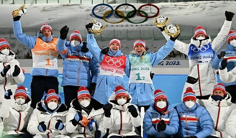 Χειμερινοί Ολυμπιακοί Αγώνες 2022 - Χρυσό η Νορβηγία στη μικτή σκυταλοδρομία 4Χ6 χλμ του διάθλου