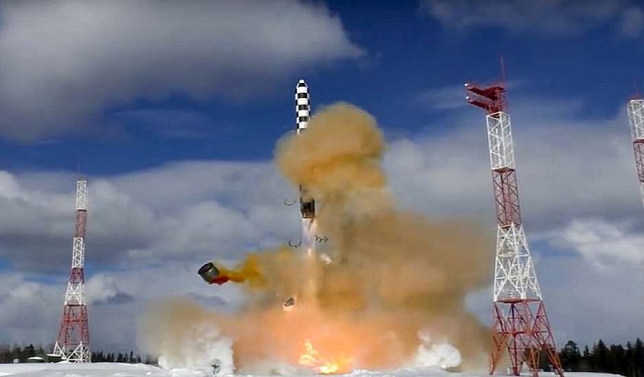 Η Ρωσία εκτόξευσε διηπειρωτικό βαλλιστικό πύραυλο - Είναι ο ισχυρότερος και με τη μεγαλύτερη εμβέλεια