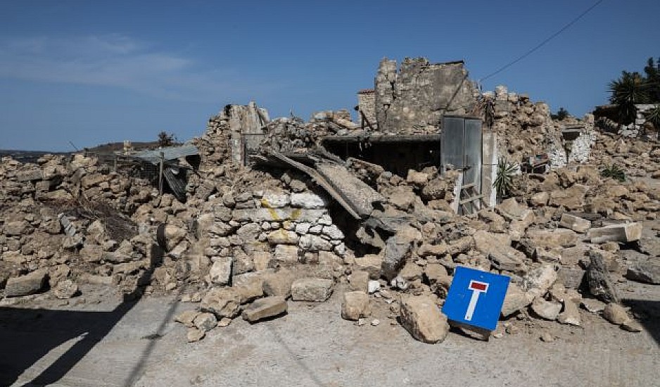 Σεισμός στην Κρήτη: Εδαφική παραμόρφωση 14 εκατοστών στο Ηράκλειο