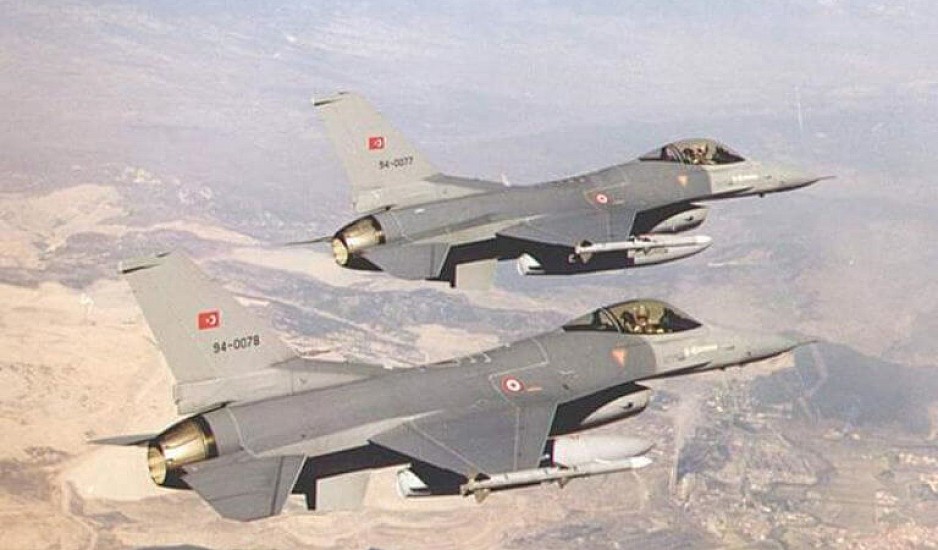 Τουρκικά F-16 πραγματοποίησαν υπερπτήσεις πάνω από ελληνικά νησιά