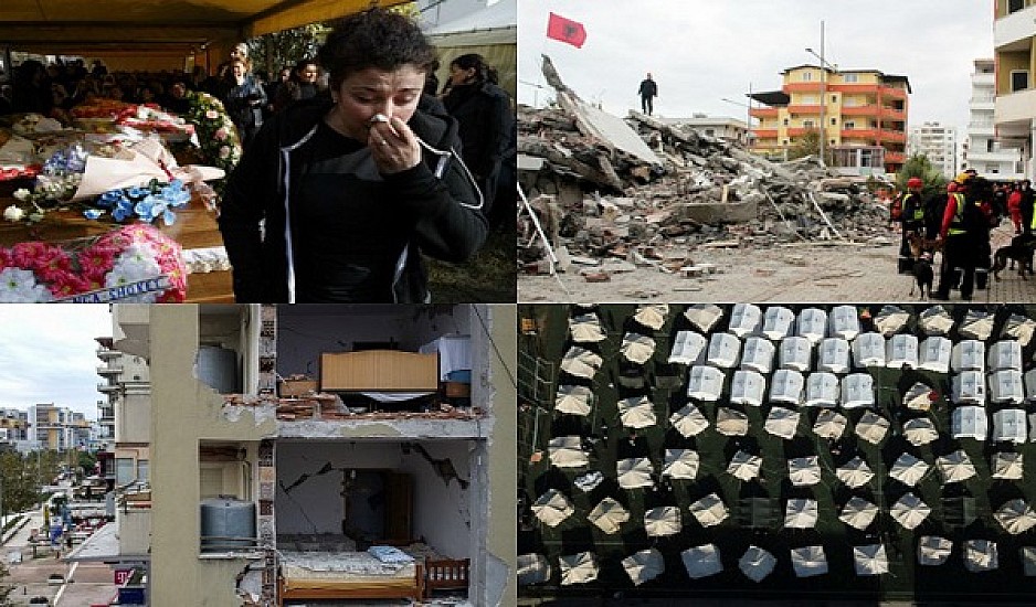 Σεισμός - Αλβανία: Συγκλονίζουν οι εικόνες - Ξεκληρίστηκαν οικογένειες, θρήνος στις κηδείες