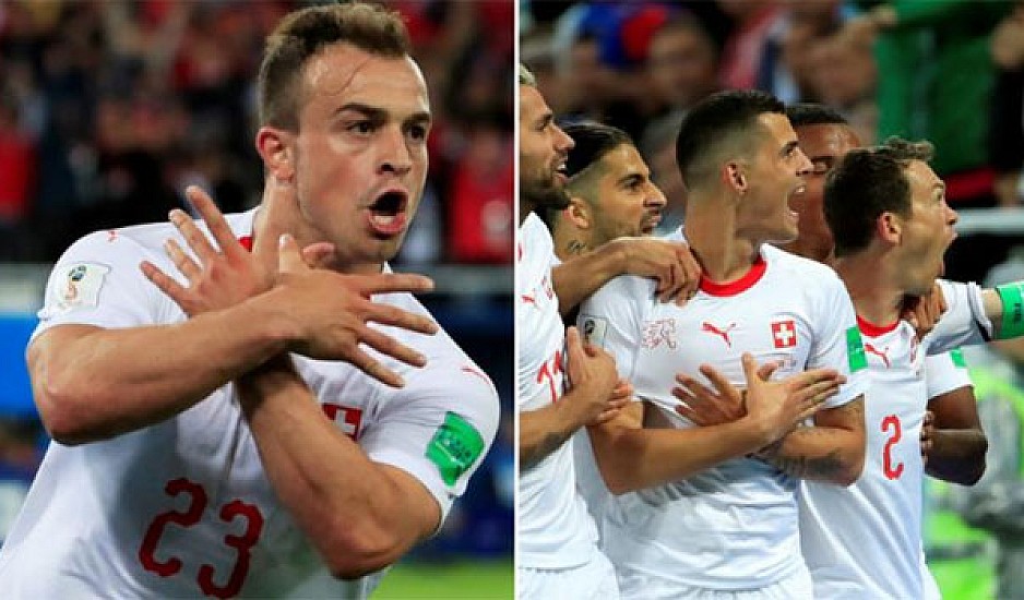 Μουντιάλ 2018: Οι αλβανικοί αετοί ποδοσφαιριστών στο ματς Ελβετία - Σερβία