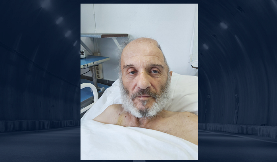 Νοσηλεύεται στο νοσοκομείο «Ιπποκράτειο» Θεσσαλονίκης και αναζητά τους δικούς του