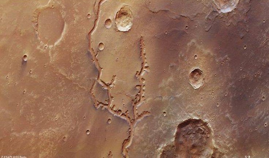 Ο Άρης είχε στο παρελθόν κοιλάδες με μεγάλα ποτάμια
