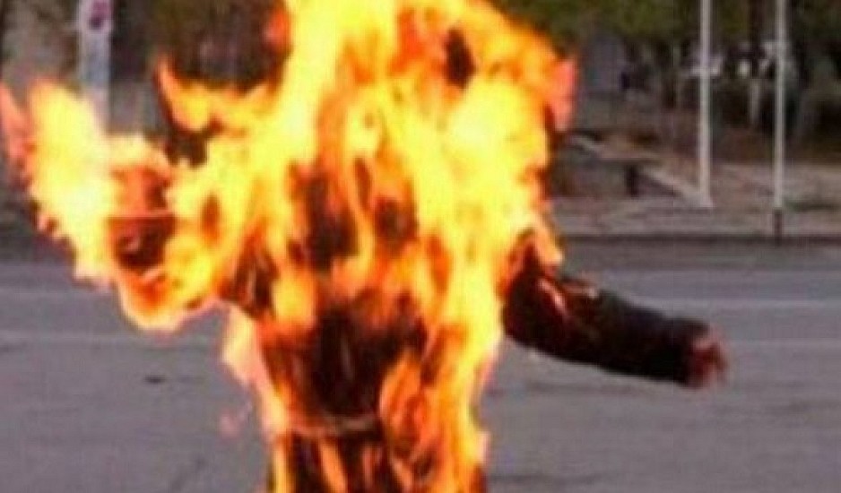 Χανιά: Λούστηκε με εύφλεκτη ουσία, έβαλε φωτιά στον εαυτό του