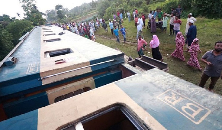 Τουλάχιστον 14 νεκροί από μετωπική σύγκρουση τρένων, στο Μπανγκλαντές