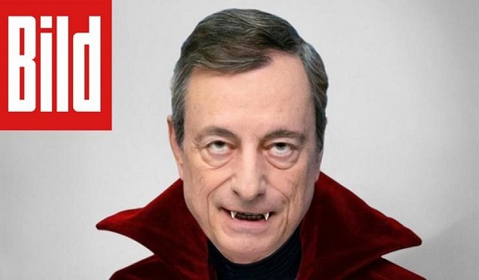 Bild κατά Ντράγκι: Ο κόμης Ντράγκουλας της ΕΚΤ ρουφάει το αίμα των καταθέσεών μας