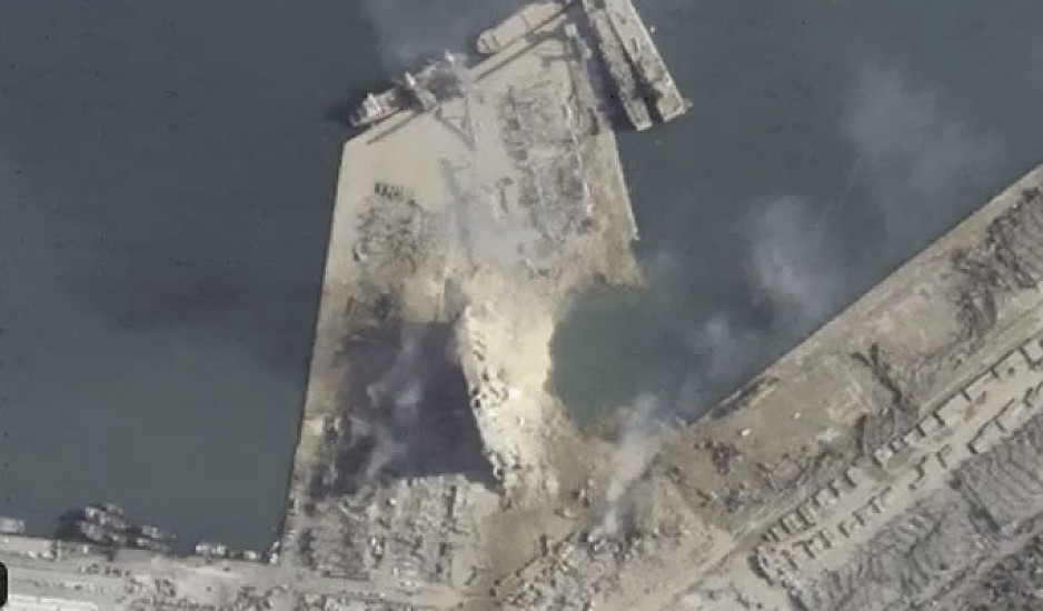 Βηρυτός: Συγκλονίζουν εικόνες από δορυφόρο που αποκαλύπτουν το μέγεθος της καταστροφής
