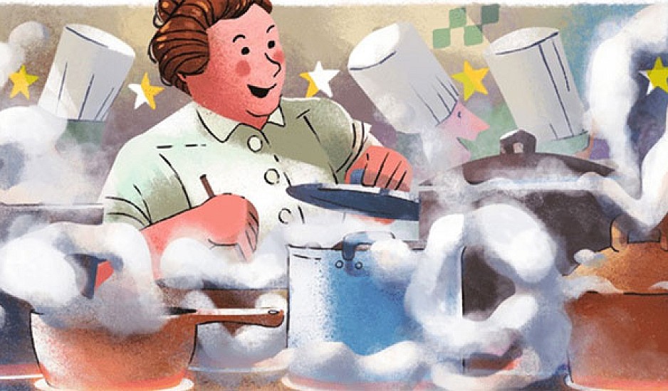 Eugénie Brazier: Η μητέρα της σύγχρονης γαλλικής κουζίνας στο doodle της Google
