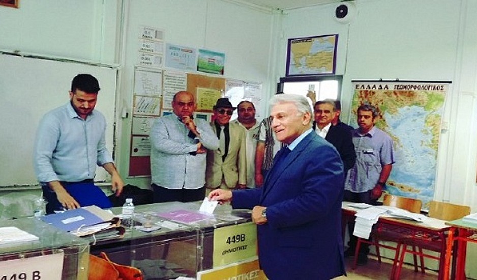 Ψήφισε ο Παναγιώτης Ψωμιάδης στη Θεσσαλονίκη