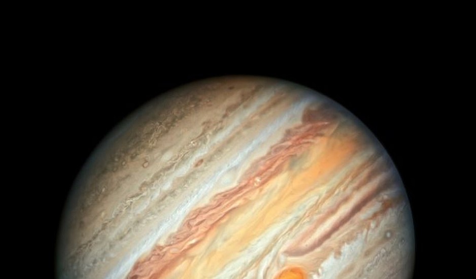 Η νέα εντυπωσιακή φωτογραφία του Δία που τράβηξε το Hubble
