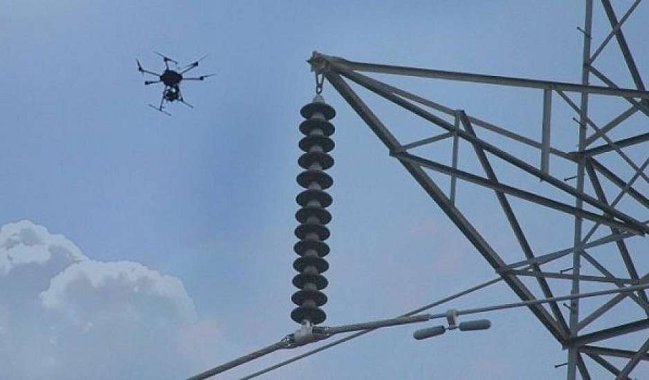 Με drones θα γίνεται ο έλεγχος των υποδομών της ΔΕΗ