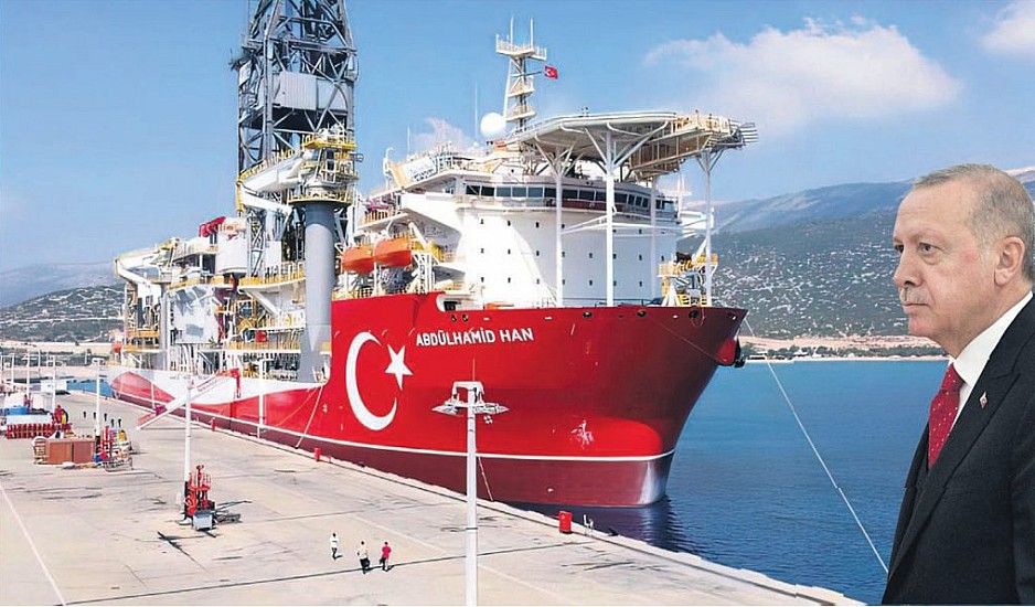 Ερντογάν: Αύριο βγαίνει στη Μεσόγειο το γεωτρύπανο - Θα κινηθεί σε περιοχές ευθύνης μας