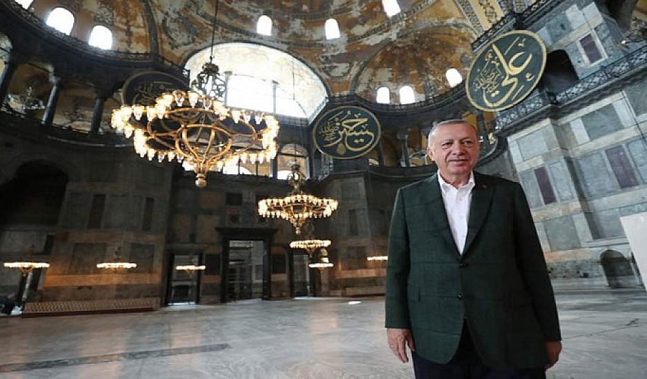 Ερντογάν: Η Αγία Σοφία ήταν τζαμί κι έγινε πάλι τζαμί