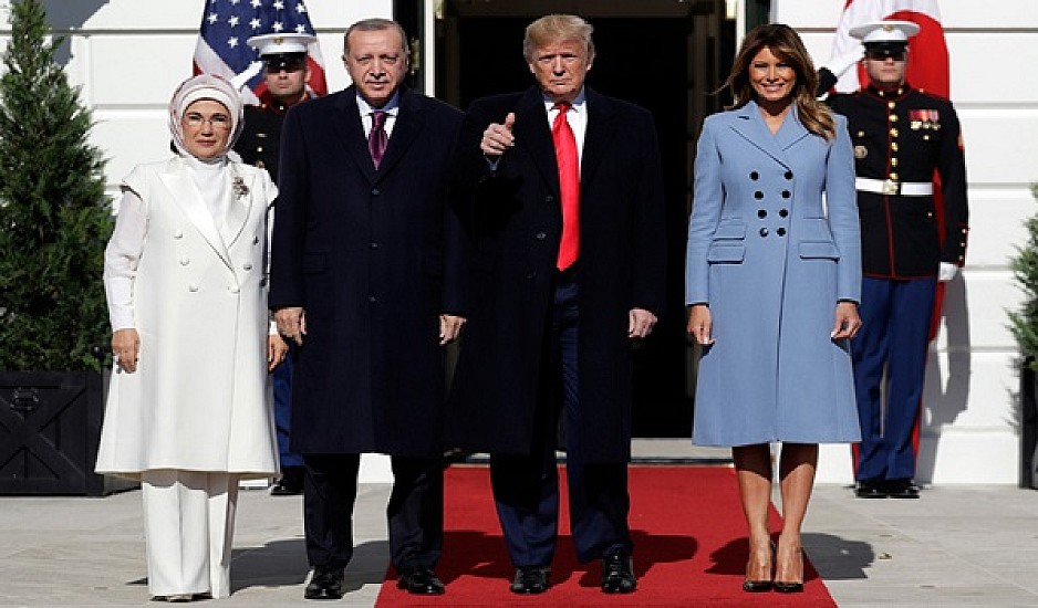 Υποδοχή Τραμπ σε Ερντογάν: Είμαστε φίλοι από παλιά