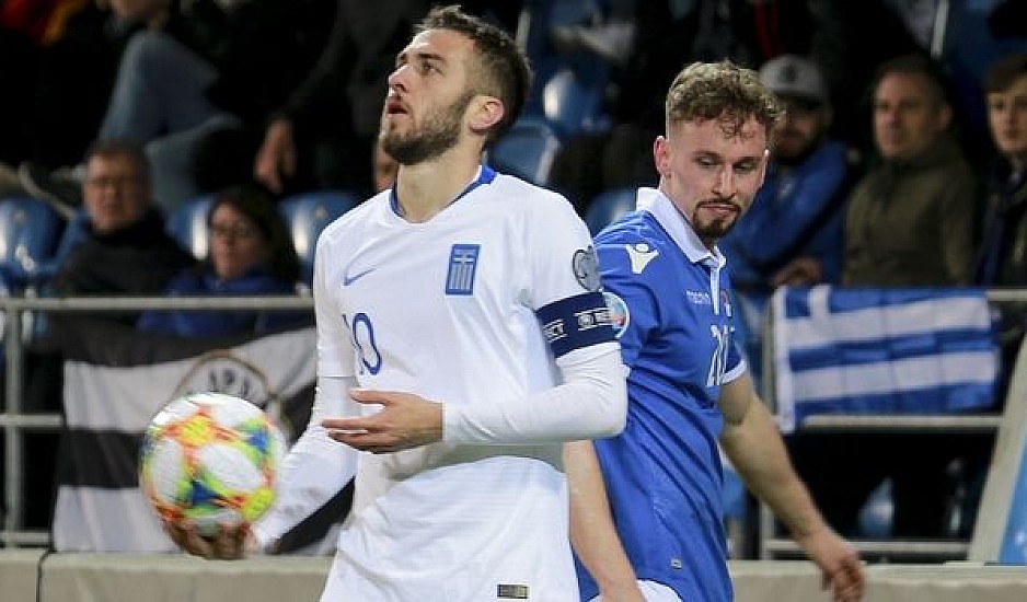 Η Εθνική Ελλάδας νίκησε 2-0 το Λιχτενστάιν, στο πρώτο παιχνίδι των προκριματικών του Euro 2020
