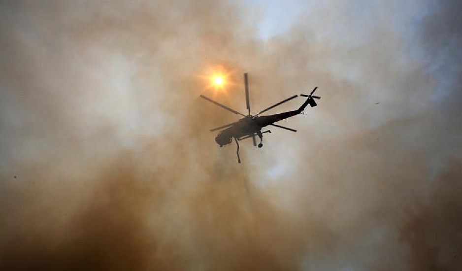 Φωτιά στην Εύβοια: Η πυρκαγιά περιορίστηκε σε χαράδρα μακριά από χωριά