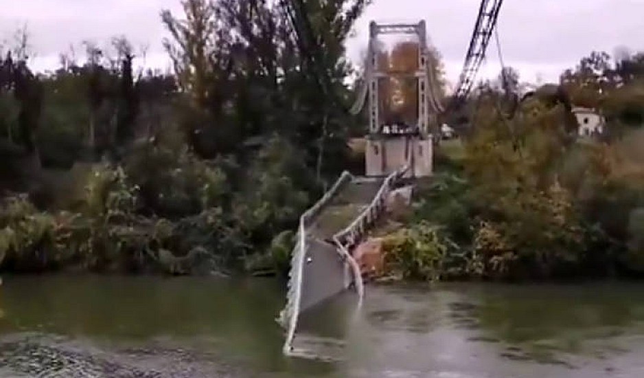 Δύο νεκροί από κατάρρευση γέφυρας στη Γαλλία