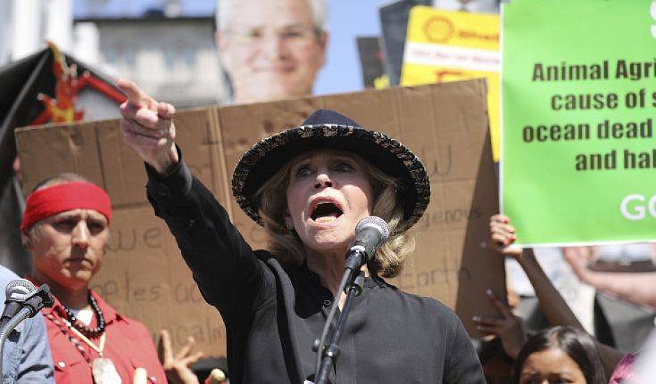Συνέλαβαν την Τζέιν Φόντα σε διαδήλωση για την κλιματική αλλαγή
