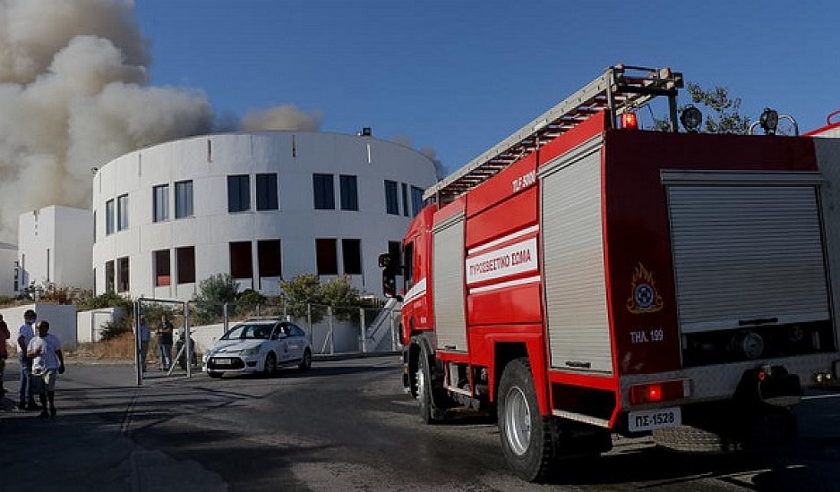 Φωτιά στο Πανεπιστήμιο Κρήτης - Μεγάλες καταστροφές στο κτήριο