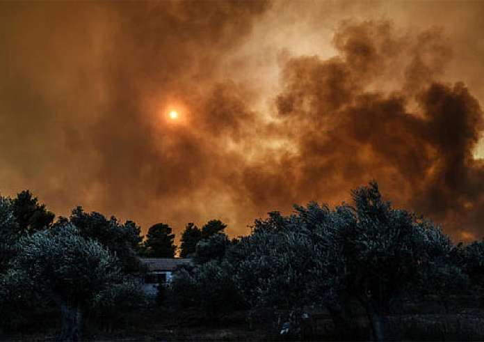 Χαλκίδα: Βίντεο ντοκουμέντο τη στιγμή που 52χρονος βάζει φωτιά