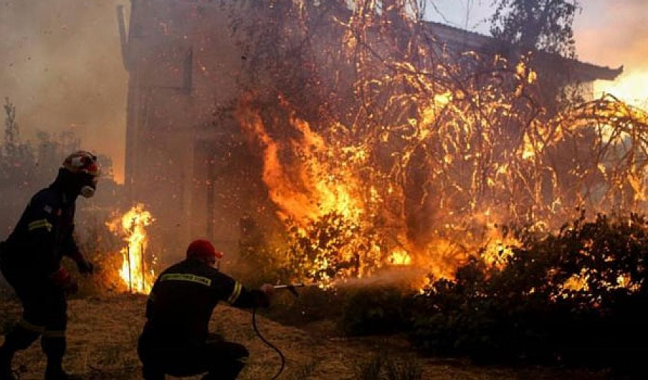Προσαγωγή υπόπτου για την πυρκαγιά στη βόρεια Εύβοια