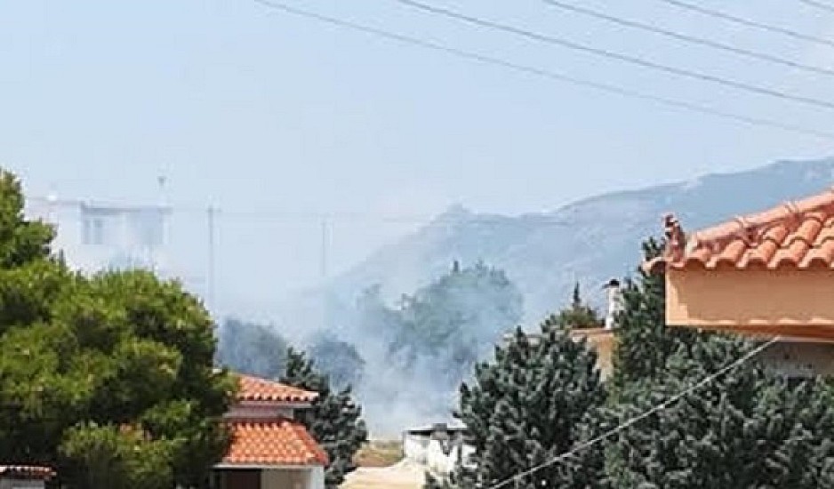 Ελέγχθηκε η φωτιά κοντά στον Ισθμό της Κορίνθου - Απειλήθηκαν κατοικίες στην Κυρά Βρύση