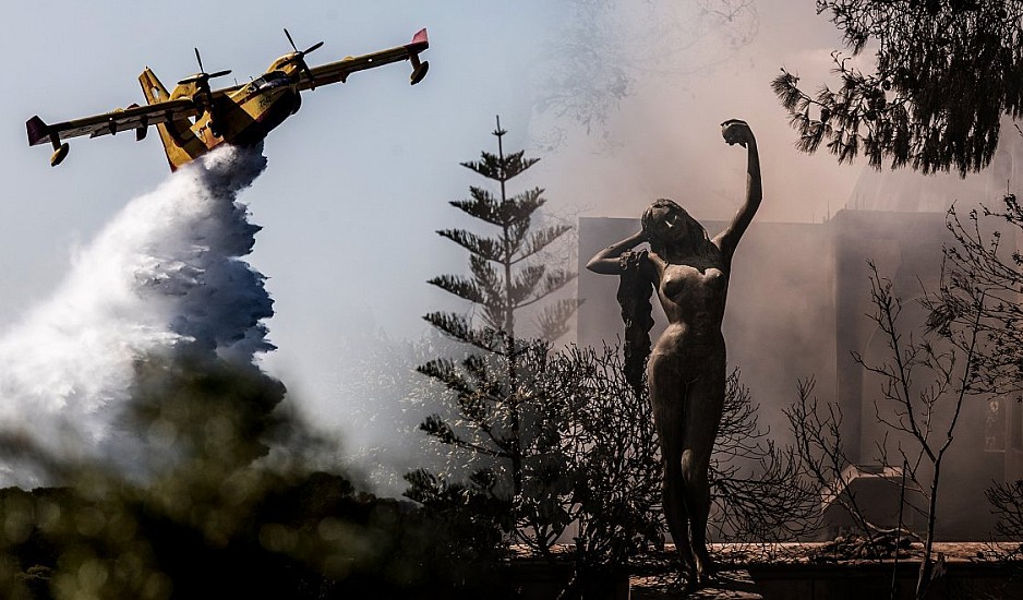 Φωτιά στην Κορινθία: Συνεχίζεται η μάχη με τις αναζωπυρώσεις – Η Εικόνα της καταστροφής από δορυφόρο