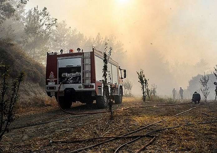 Υπό έλεγχο η φωτιά που ξέσπασε στο νησί της Θάσου