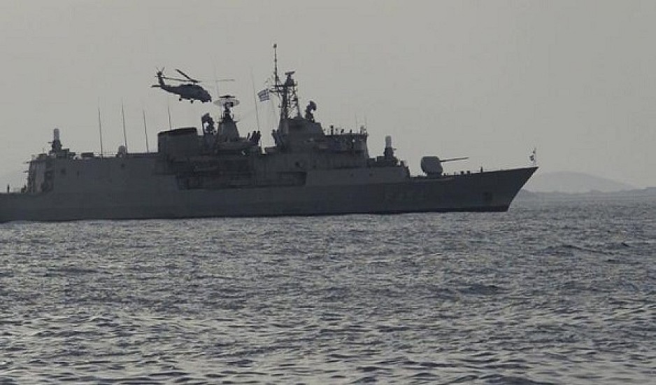 Τουρκικό drone πάνω από ελληνικά πολεμικά πλοία στη Σκύρο