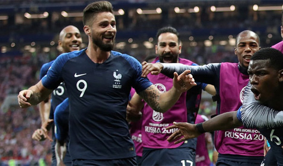 Μουντιάλ 2018:  Η Γαλλία Παγκόσμια Πρωταθλήτρια για δεύτερη φορά στην ιστορία της!