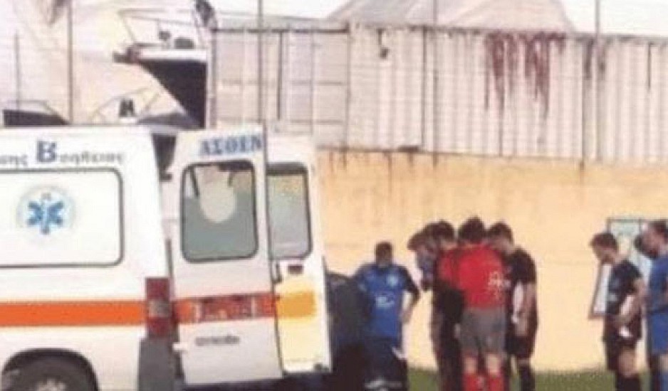 Ποδοσφαιριστής κατέρρευσε σε γήπεδο της Λέρου. Τον επανέφερε ο γιατρός του αγώνα