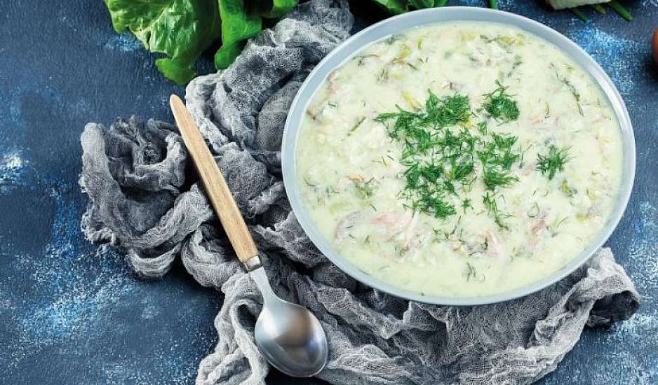 Vegan μαγειρίτσα με μανιτάρια και ταχίνι από την Μπαρμπαρίγου