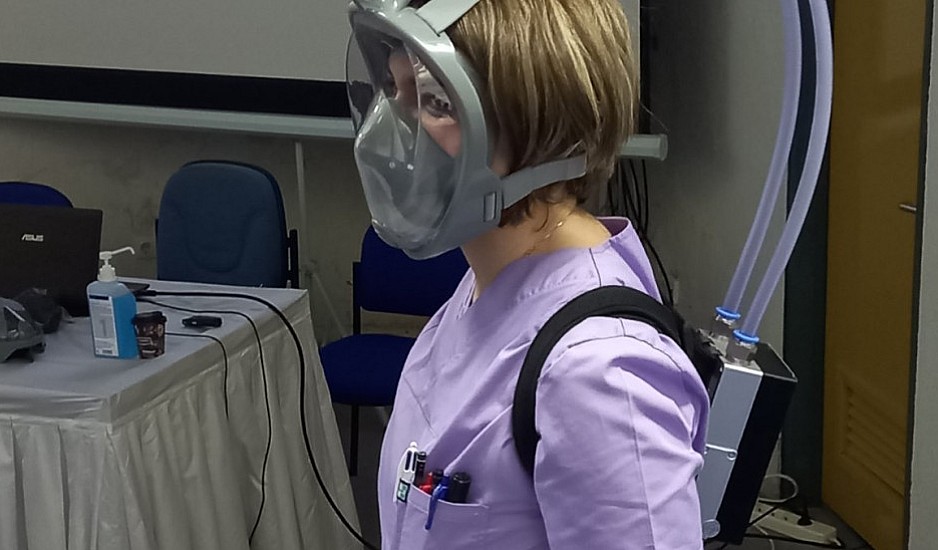 Σε νοσοκομείο της Πτολεμαΐδας η πρώτη μικροβιοκτόνος μάσκα κατά του κορονοϊού