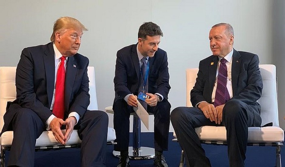 Ξαφνική συνάντηση Τραμπ - Ερντογάν στο περιθώριο της Συνόδου του ΝΑΤΟ
