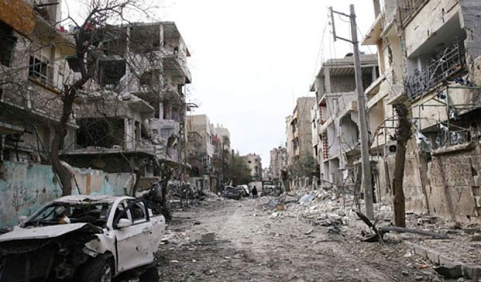 Ρωσικές στρατιωτικές δυνάμεις στην Ντούμα. Η πόλη υπό τον έλεγχο του Άσαντ