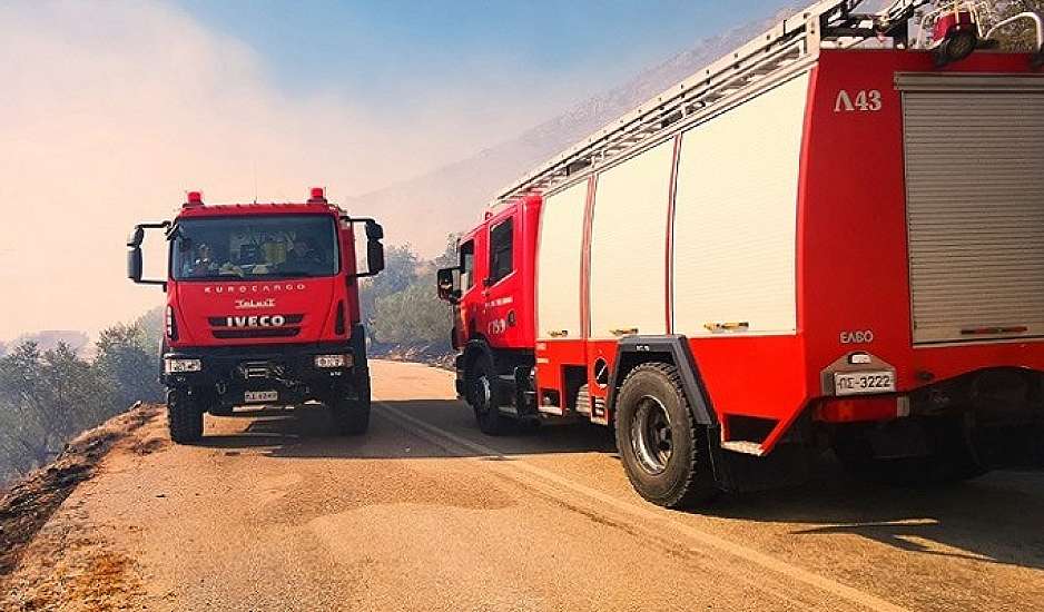 Πολύ υψηλός κίνδυνος πυρκαγιάς αύριο για την Περιφέρεια Νοτίου Αιγαίου