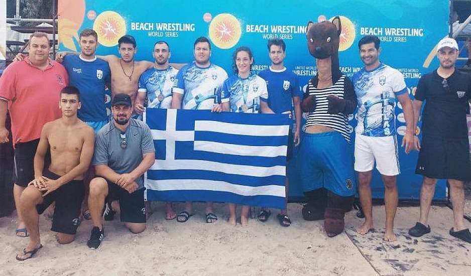Δύο μετάλλια η Ελλάδα στο Παγκόσμιο πρωτάθλημα Πάλης στην Άμμο