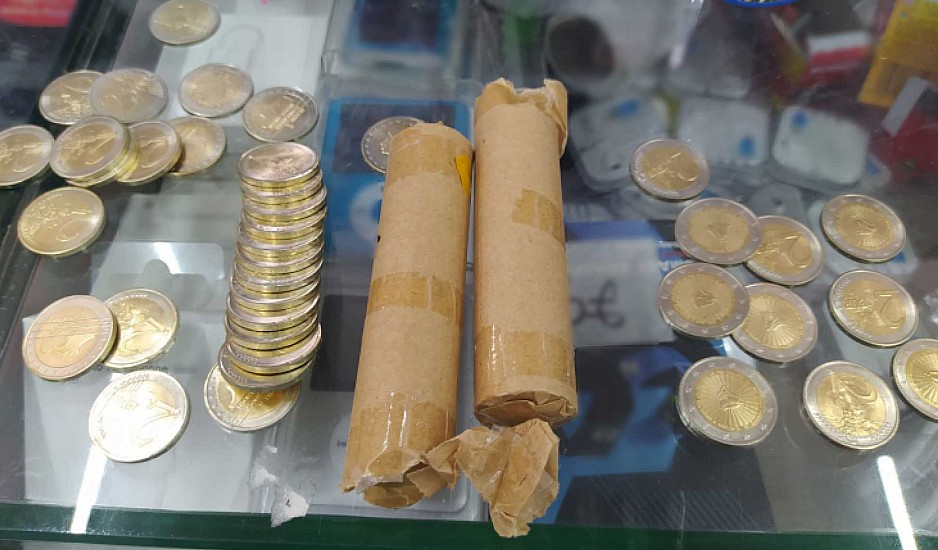 Θεσσαλονίκη: Θα γέμιζαν την αγορά πλαστά νομίσματα των 2 ευρώ