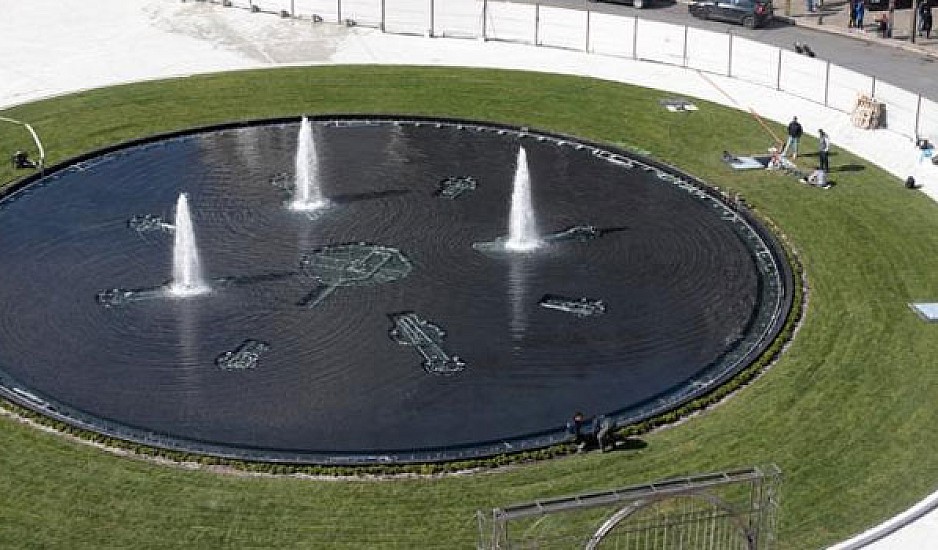 Ομόνοια: Η νέα όψη της πλατείας με το υδάτινο σιντριβάνι