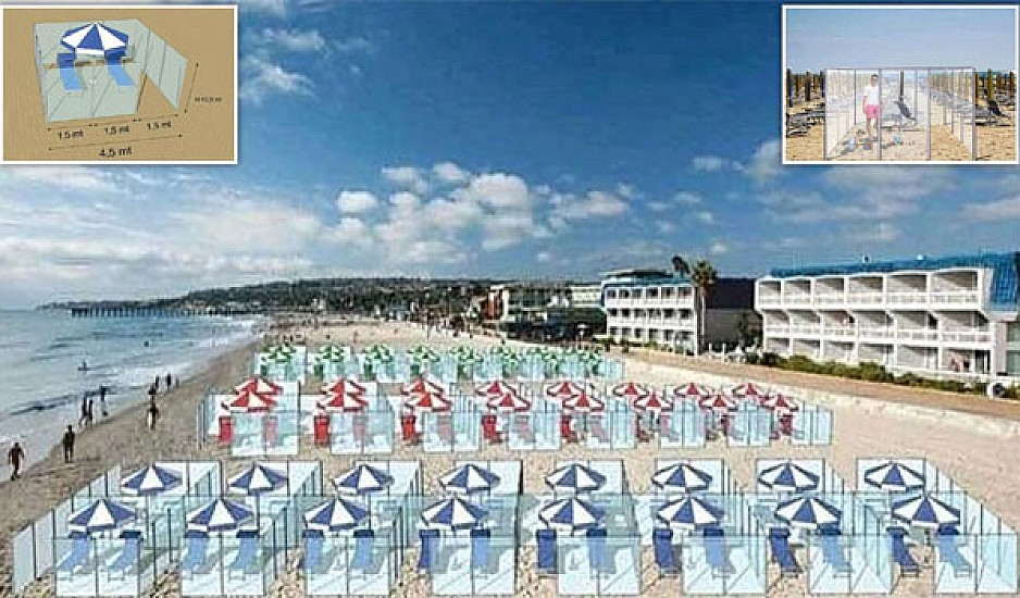 Κορονοϊός: Η απίστευτη πρόταση για πλέξιγκλας και τούνελ στις παραλίες ενόψει τουριστικής σεζόν